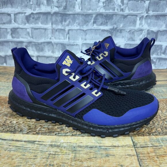 Adidas Ultra Boost 1.0 Washington Huskies U-Dub Black Purple IG5879 Mens Sz 6.5 - Picture 2 of 8